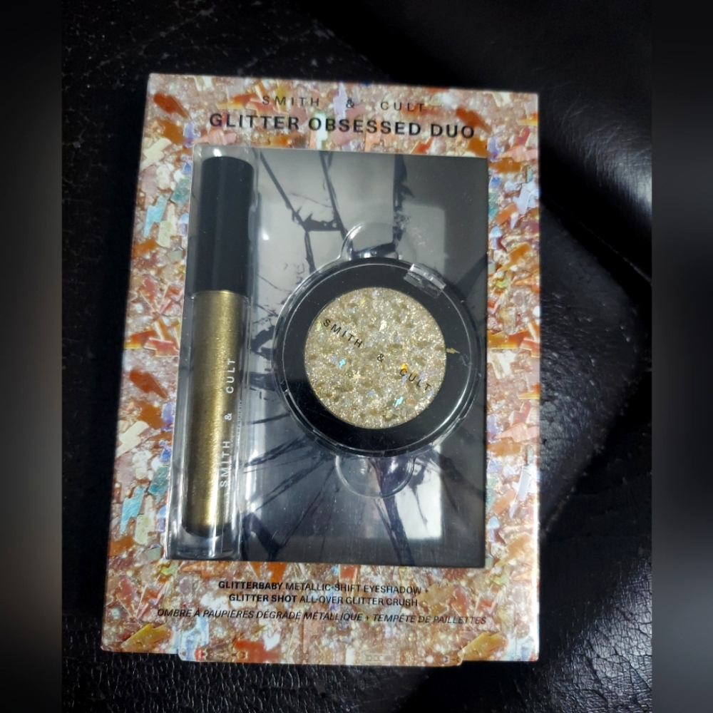 SMITH  & CULT  GLITTER  OBSESSED  2 P SET FOR YOUR EYES AND BODY